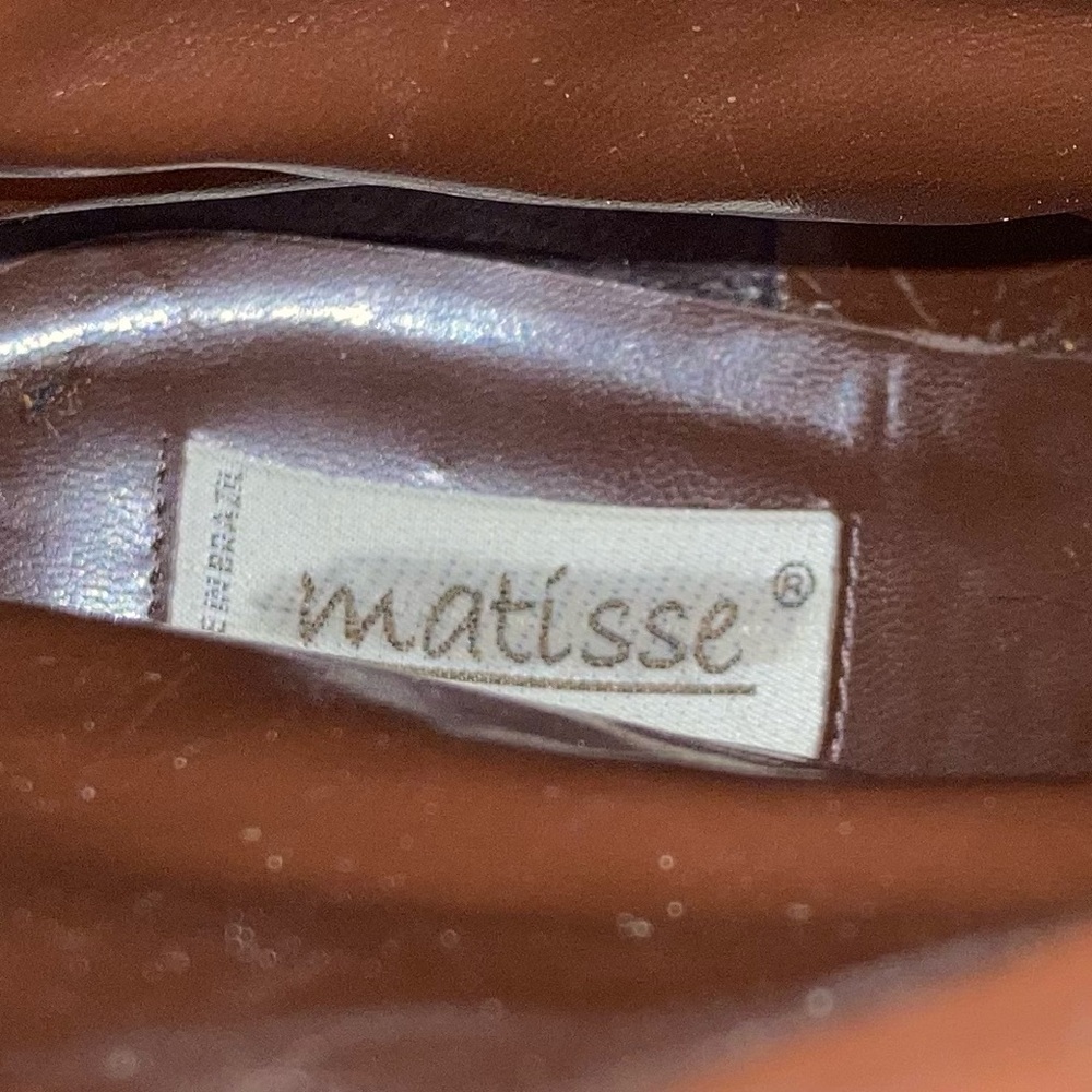 Matisse Albuquerque Prairie Leather Cowboy Boots Western Brazil Brown Size 7.5 - Picture 10 of 14